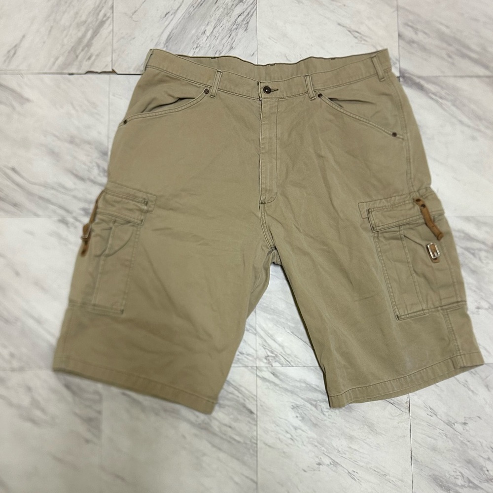 Vintage Polo Jeans Co Ralph Lauren Shorts Mens 38 Military Cargo Paratrooper Y2K - Picture 2 of 5